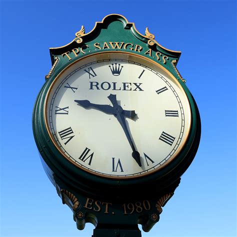 rolex clock golf course price|temporary Rolex clock.